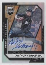 2021 Panini Elite Extra Edition 67/75 Anthony Solometo #37 Auto s5q