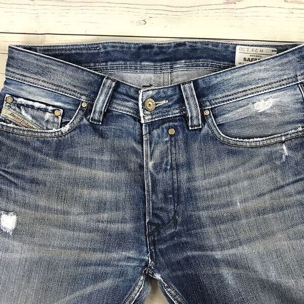 Diesel Flashy Damage Processing D Denim Pants Bot… - image 3
