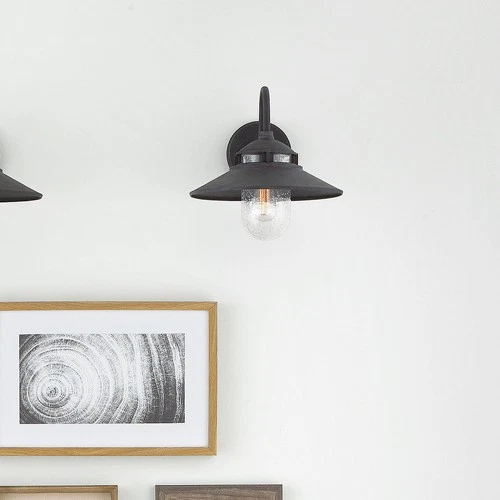 Hinkley Lighting 1110 1 Light Outdoor Wall Sconce From the Atwell - Aged Zinc - Picture 7 of 8