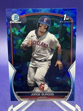 JORGE BURGOS 2023 Bowman Chrome SAPPHIRE EDITION ROOKIE #BCP-98 - NM/MT