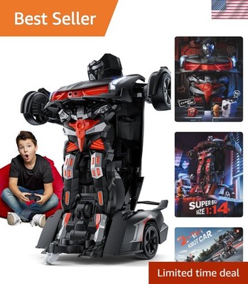 Exciting V992 Robot RC Car - 2-in-1 Toy with Sound, Light and Gesture Control