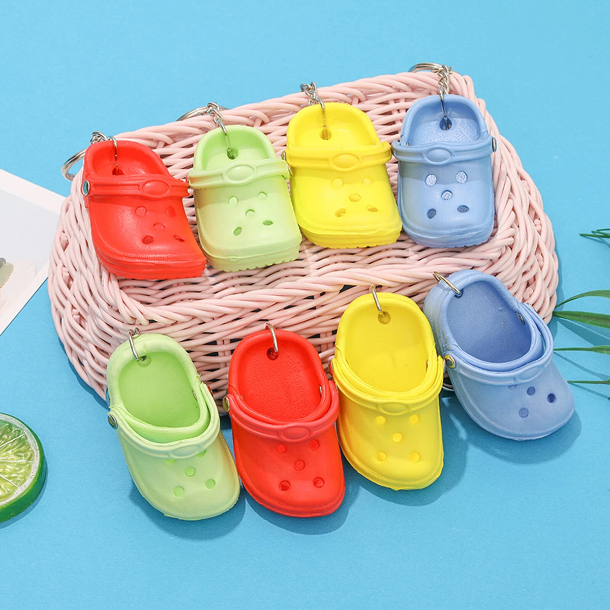CROCS MINI SHOES SANDALS KEYCHAIN UNISEX MULTICOLOR KEY HOLDER
