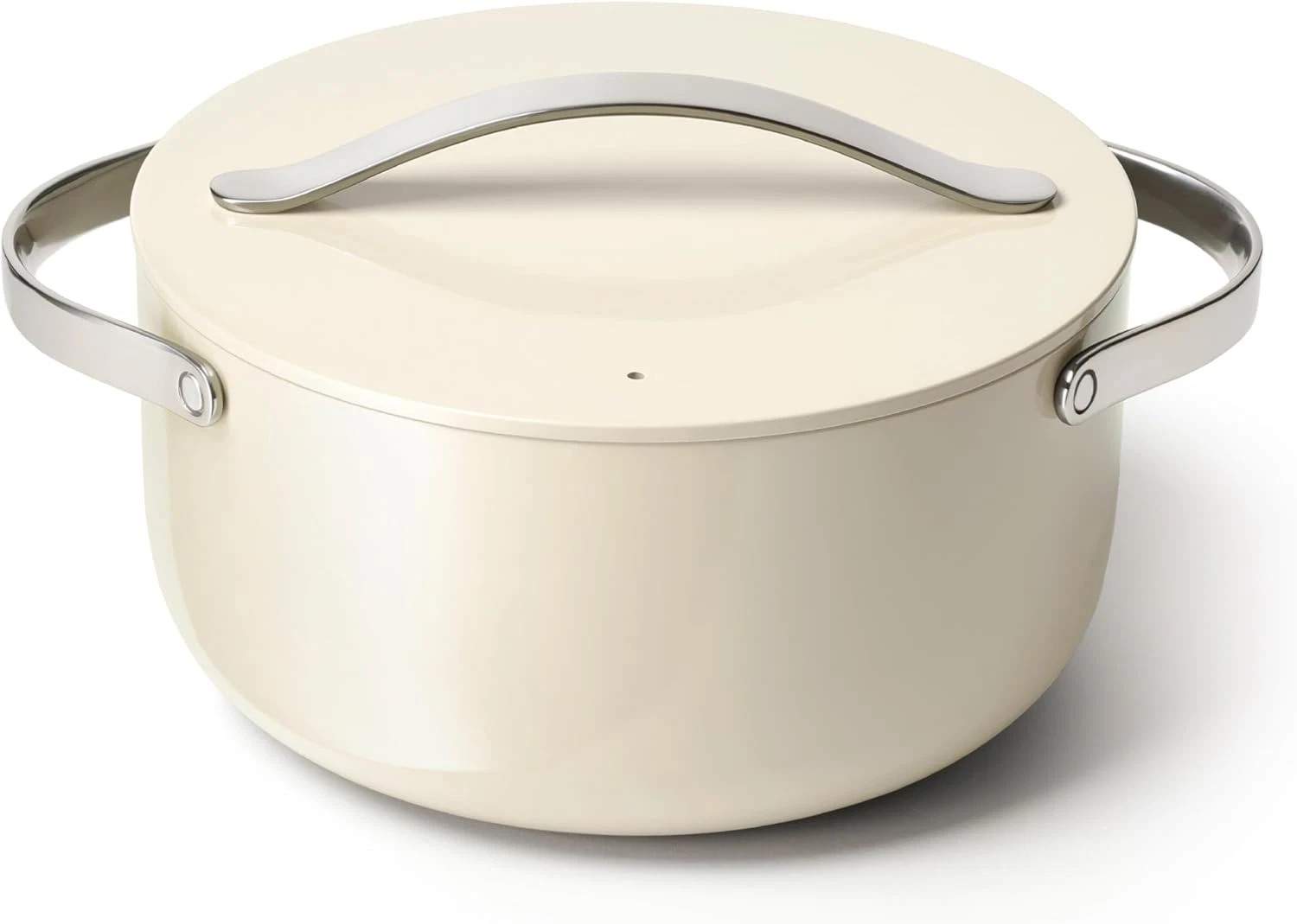 6.5 Qt Dutch Oven with Lid - Non-Stick Ceramic, Oven & Stovetop Safe, Cream
Opens in a new window or