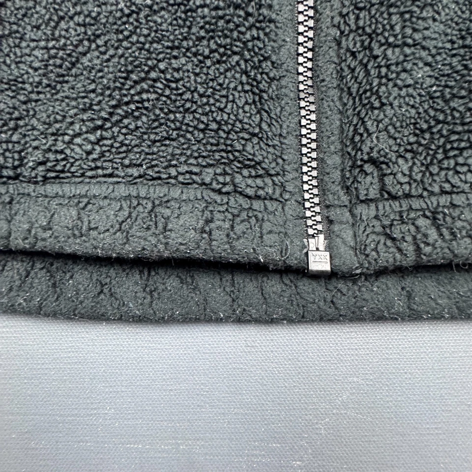 Chaqueta polar Mountain Hardwear juvenil negra con cremallera completa talla L/G cálida para exteriores Foto 4 de 4