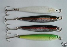 4 NEW Saltwater Lead Jig Casting Fishing Bait Lures 3oz