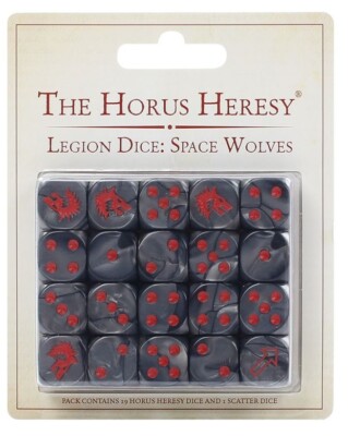 SPACE WOLVES DICE 20 FORGE WORLD 40K WARHAMMER NEW D6 FORGE WORLD 