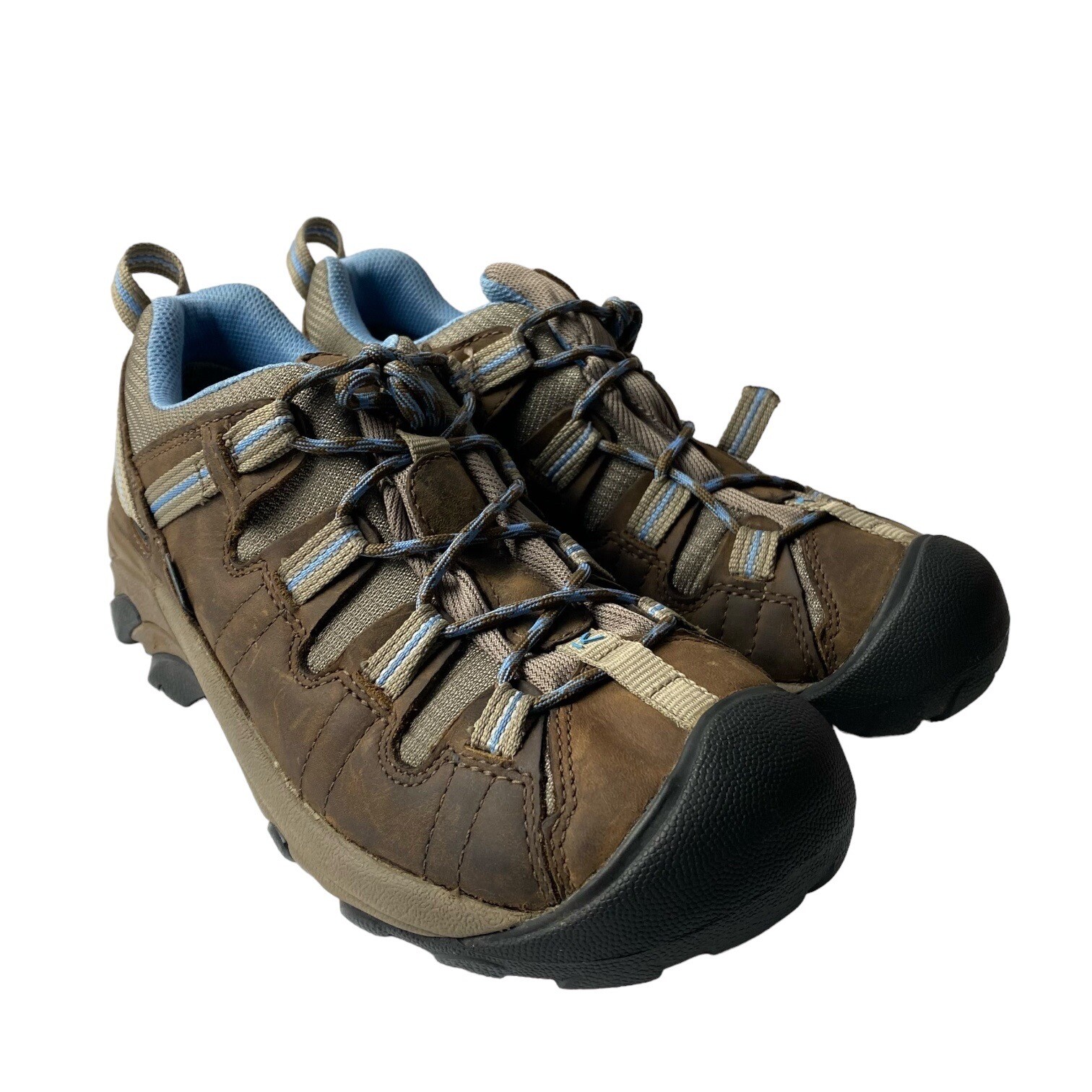 Sneakers da trekking da donna Keen Dry scarpe marroni blu taglia 9 5