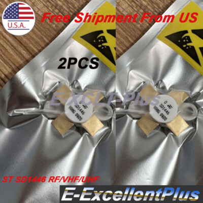2x For ST SD1446 SD-1446 RF/VHF/UHF Microwave MOSFET Power Transistor CASE-M-113