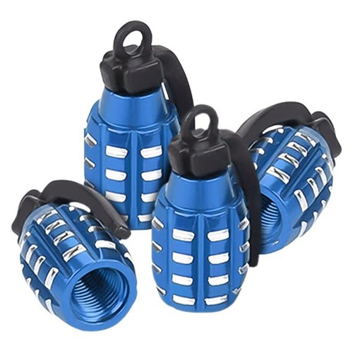 Válvula de neumático tapones de polvo granada coche bicicleta motocicleta aleación BMX MTB X 4 - Imagen 9 de 11
