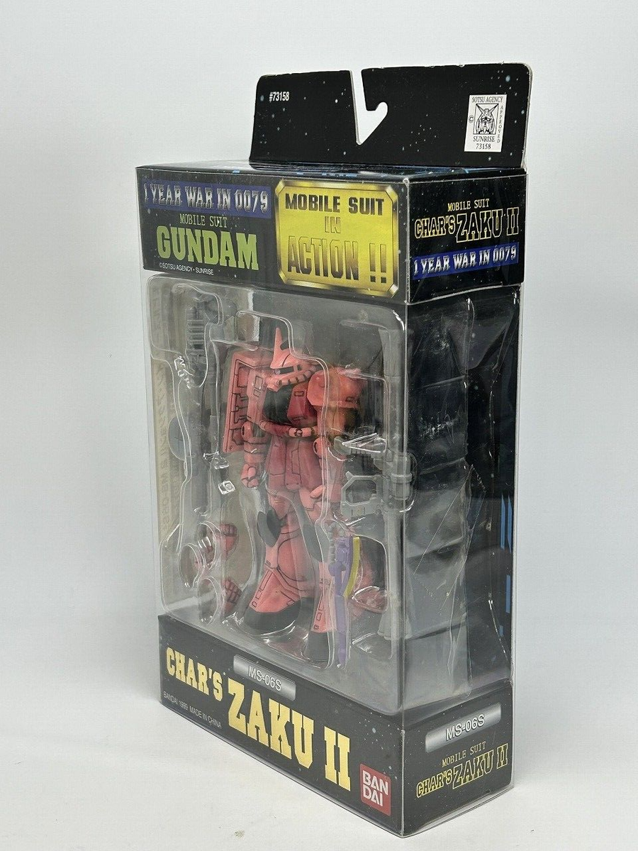 モビルスーツインアクション　ＭＳＩＡ DOM、CHAR’S ZAKU Mobile Suit in Action Char's Zaku II Ms-06s 1 YR War in 0079