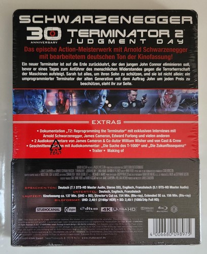 Terminator 2 Judgment Day Endo Arm Collectors Edition 4K Ultra HD Blu-ray OPP - Bild 14 von 14