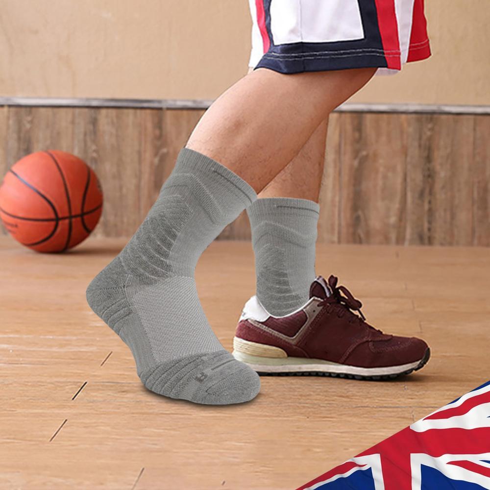 SAOLA Calze Sportive Uomo Calze Corsa Atletica Suola Terry Traspiranti per Corsa Equitazione