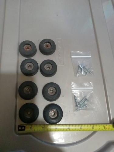 Plastic Glide Feet 8 Of Them With Screws Used
