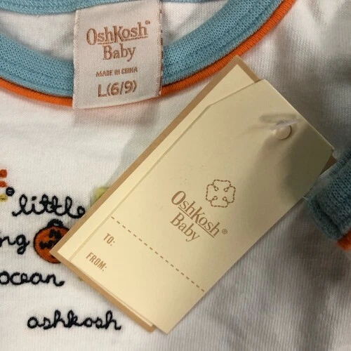 Osh Kosh Baby 2 piezas conjunto corto náutico TALLA 6-9 MESES ¡NUEVO CON ETIQUETAS! Foto 2 de 2