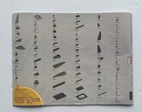 Lego Marvel Super Heroes #6869 Quinjet Aerial Battle 3 Book Instruction Set