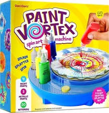 Spin Art Machine Kit - Paint Spiral Station Center - Kids Arts & Crafts Toys