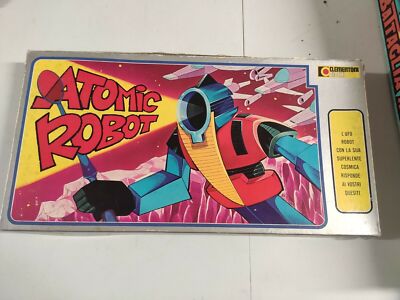 ATOMIC ROBOT CLEMENTONI Boxed Game Gesellschaftsspiele Vintage
