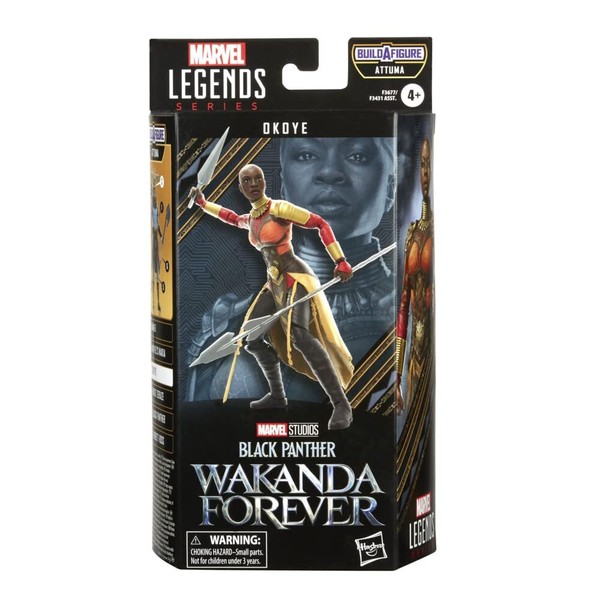Hasbro Marvel Legends Series Black Panther Wakanda Forever, 15 Cm GroßE Okoye Fi-image