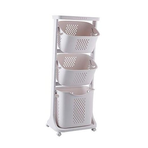 Laundry Basket Bathroom Multi-layer Clothes Storage Basket Household Bathroom