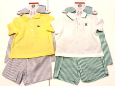 Little Me Infant 3-piece Dresswear Set, Summer Outfits, Size 9M,  2 Outfits