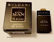 BVLGARI MAN IN BLACK EDP 15ML / 0.5 OZ SPRAY MINI NEW IN A BOX