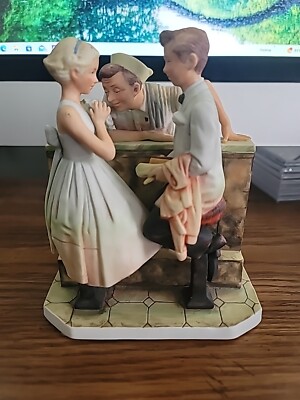 1957 Norman Rockwell  After The Prom Figurine From Saturday Evening Post Cover