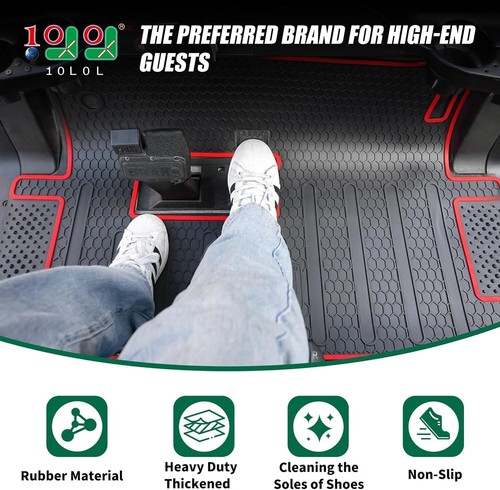10L0L Golf Cart Floor Mat-Premium Non-Slip Club Car Onward/Tempo/Villager/V4L - Picture 11 of 13