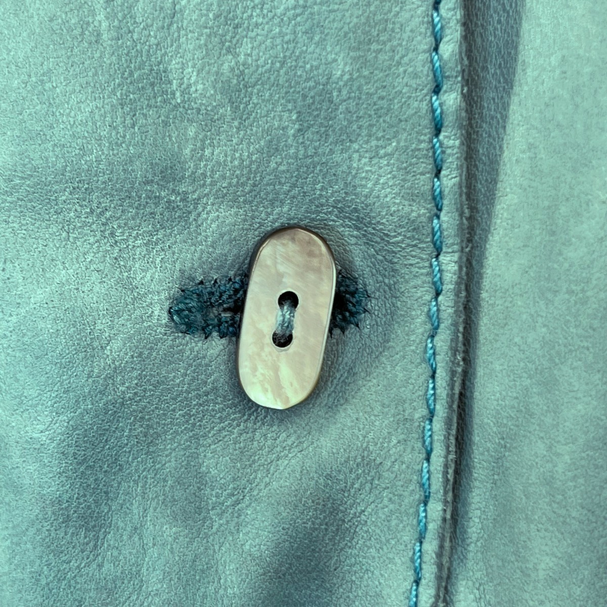 Brogden 1959 Jacket Womens Small Blue Leather Crop