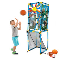 4 in 1 Basketball Hoop Arcade Game BABYSIT Basketball Hoop Arcade 3-9 years old