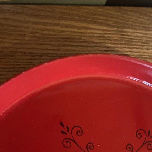 Ikea VINTER 2018 Vassoio In Metallo Rosso Con Motivo Natalizio Volpi - Foto 8 di 12