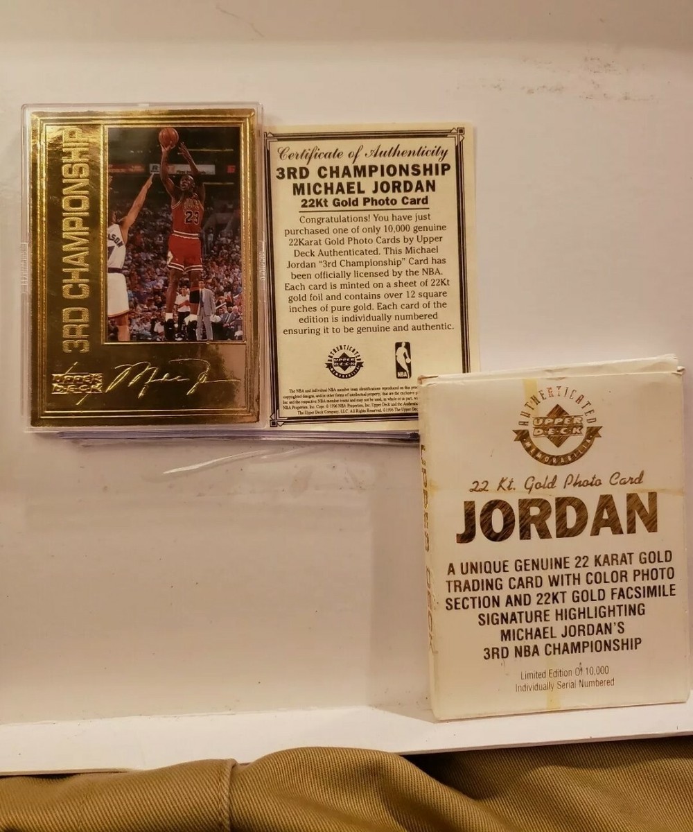 【UPPER DECK】マイケル・ジョーダン チケット付き記念フォト MICHAEL JORDAN 1998-99 Upper Deck Tribute to Michael Jordan