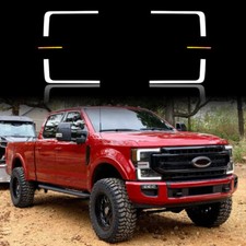 Pair LED Headlights For 2020-2022 Ford F250 3...