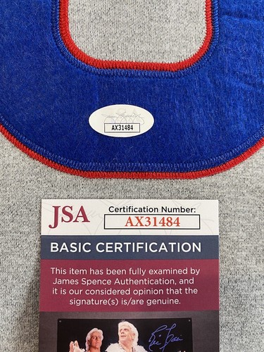 CHICAGO CUBS FERGIE JENKINS SIGNED #31 COOPERSTOWN COLLECTION JERSEY JSA AX31484 - Picture 4 of 5