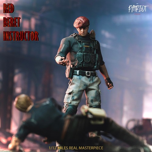 The Patriot Studio 1/12 Boina Roja Instructor Jack Krauser Hombre Figura de Acción Juguete - Imagen 4 de 19