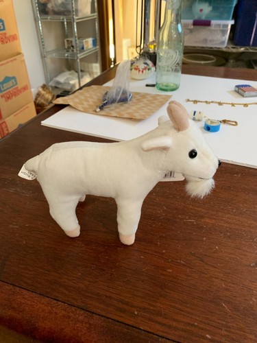 small stuffed goat