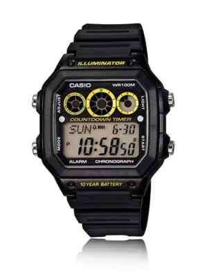 Orologio da uomo cronografo sportivo Casio F-91W-3SDG F91W-3SDG