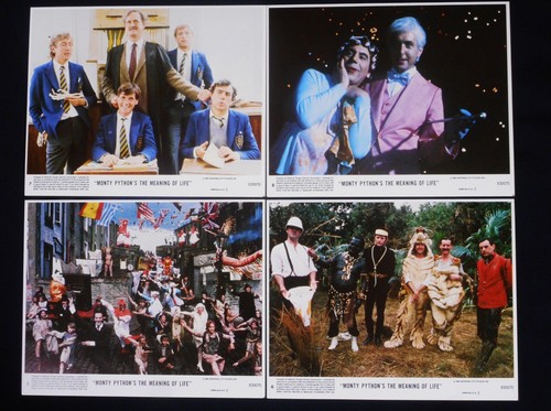 MONTY PYTHON'S THE MEANING OF LIFE 1983 * JOHN CLEESE MINI LOBBY SET MINT UNUSED - Picture 4 of 6