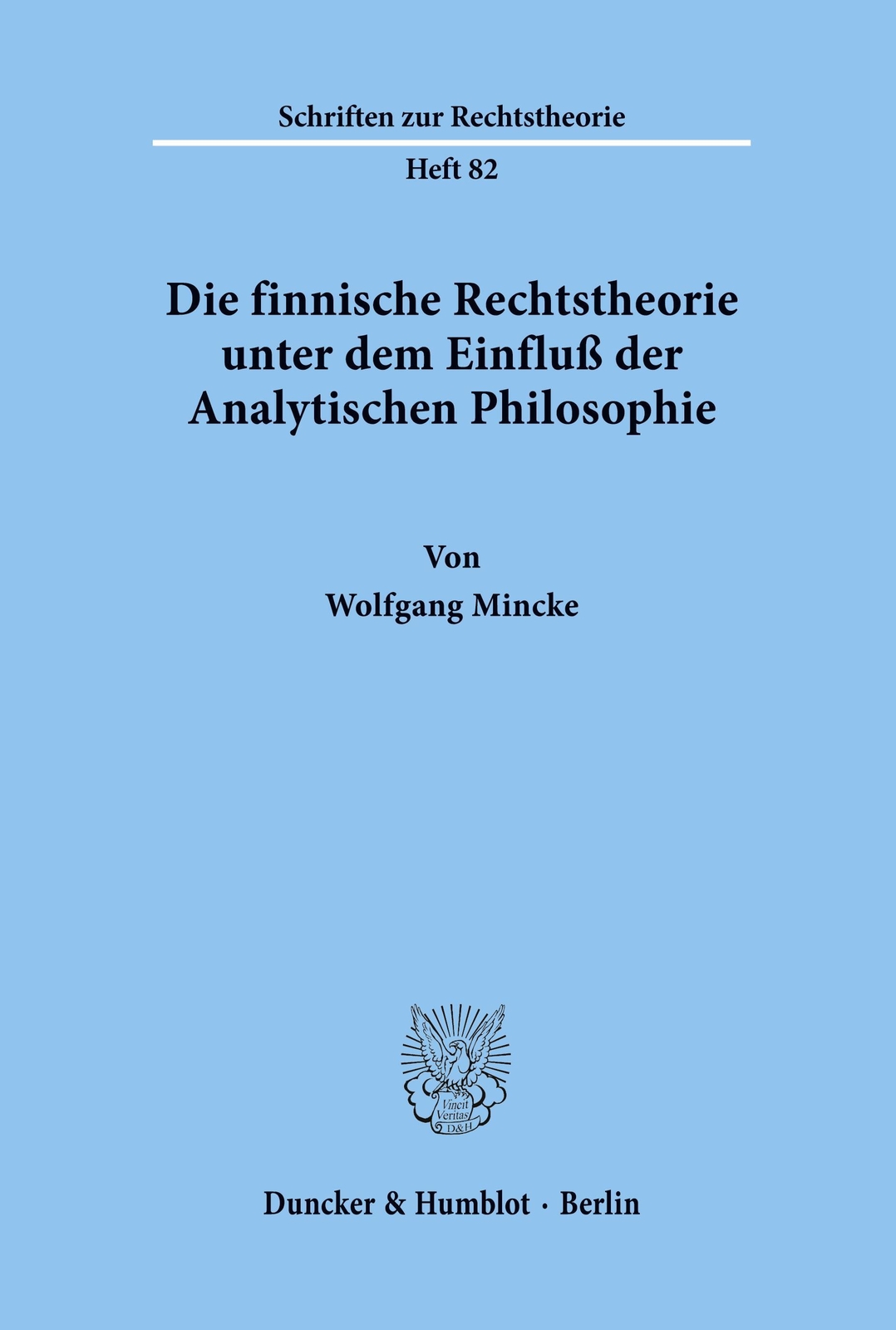 Thumbnail - Die Finnische Rechtstheorie Unter Dem Einfluß Der Analytischen