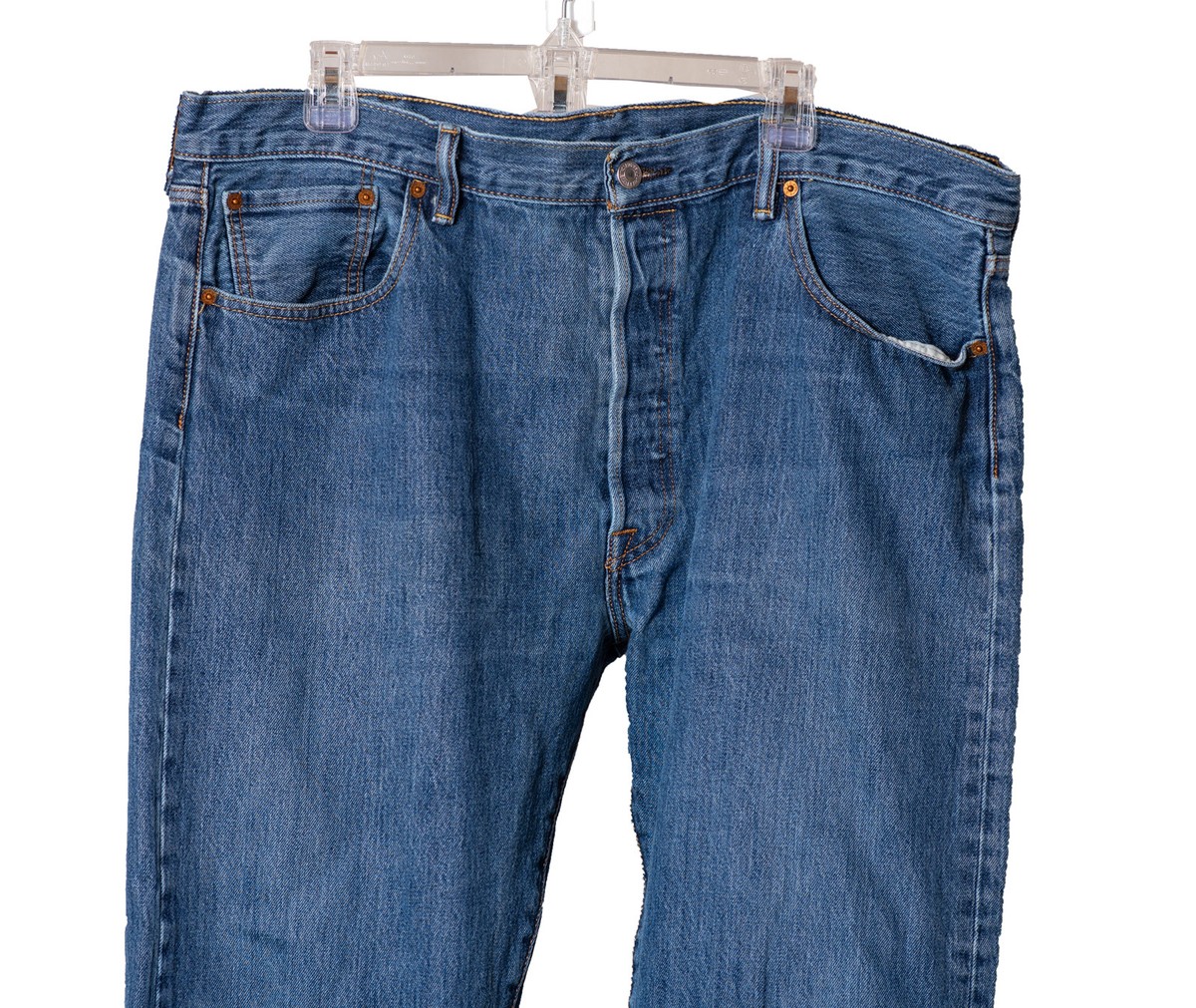 Levi’s dodojean 501 Levi's 501 40 x 32 Button Fly Medium Rinse Blue Jeans Red