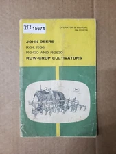John Deere RG4 RG6 RG430 RG630 Row-Crop Cultivator Operators Manual OMN159136