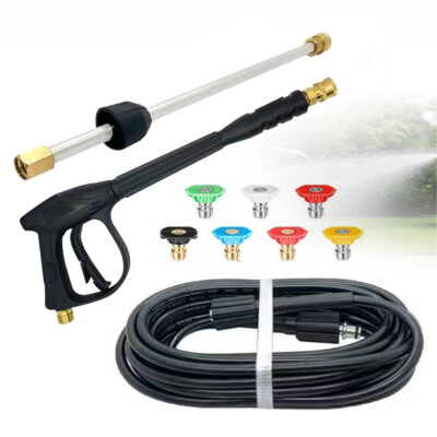 #ad High Pressure 4000PSI Car Power Washer Gun Spray Wand Lance Nozzle and Hose Kit* $6.99