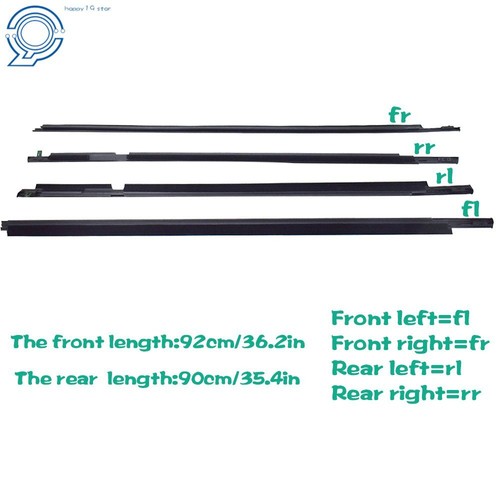 Weatherstrip Rubber Window Belt Moulding For LEXUS GX470 2003-2009 75722-60080 - Picture 4 of 13