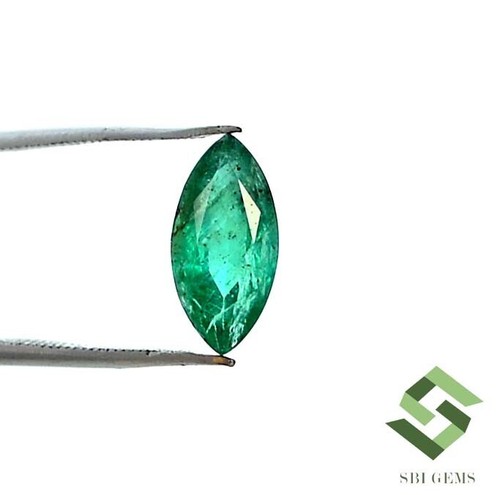 11x5.50 mm Certified Natural Emerald Marquise Cut 1.43 CTS Untreated Loose Gems - Picture 2 of 9