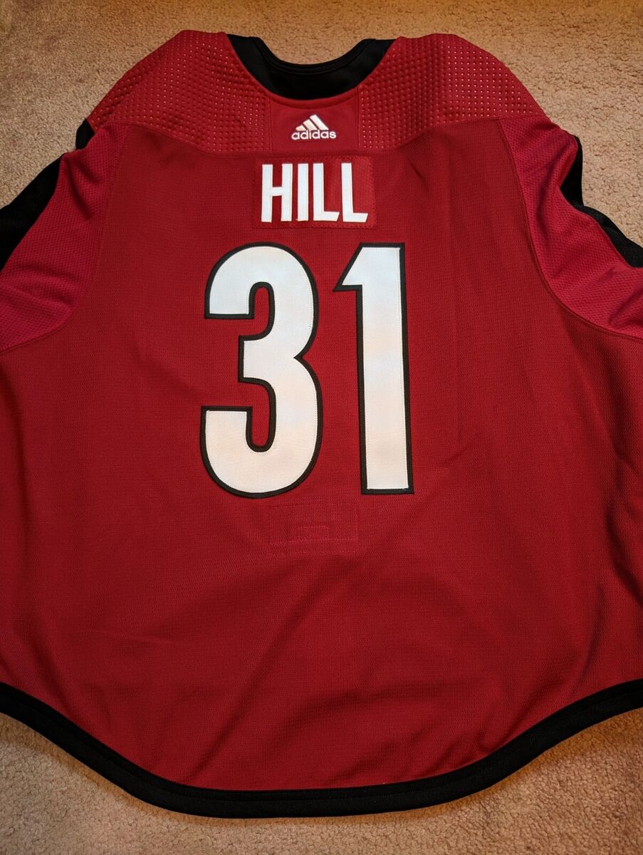 NHL Adidas MiC 2018 Arizona Coyotes Adin Hill Authentic Home NHL Adidas MiC 2018 Arizona Coyotes Adin Hill Authentic Home