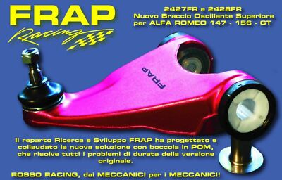 FRAP ALFA ROMEO 147 156 GT REINFORCED UPPER TRAPEZE SWING ARM /