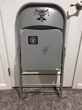 BROCK LESNAR Autographed SIGNED WWE Steel Folding Chair JSA COA Beast Incarnate