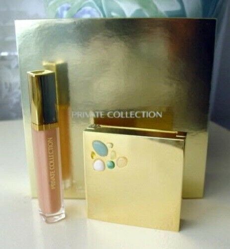 NIB Estee Lauder Private Collection Tuberose Gardenia Jewel Stones Compact Set - Picture 4 of 7