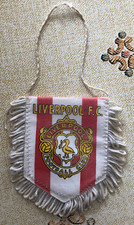 Fanion Vintage Liverpool FC - Banderin Football Ancien Pour