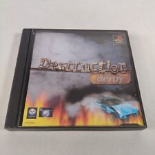 Japanese Destruction Derby Playstation 1 PS1 Japan Import US Seller Complete CIB