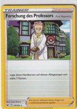 Pokemon Carta Spada e Scudo N. 178/202 Prof. Ricerca Tedesco Usato